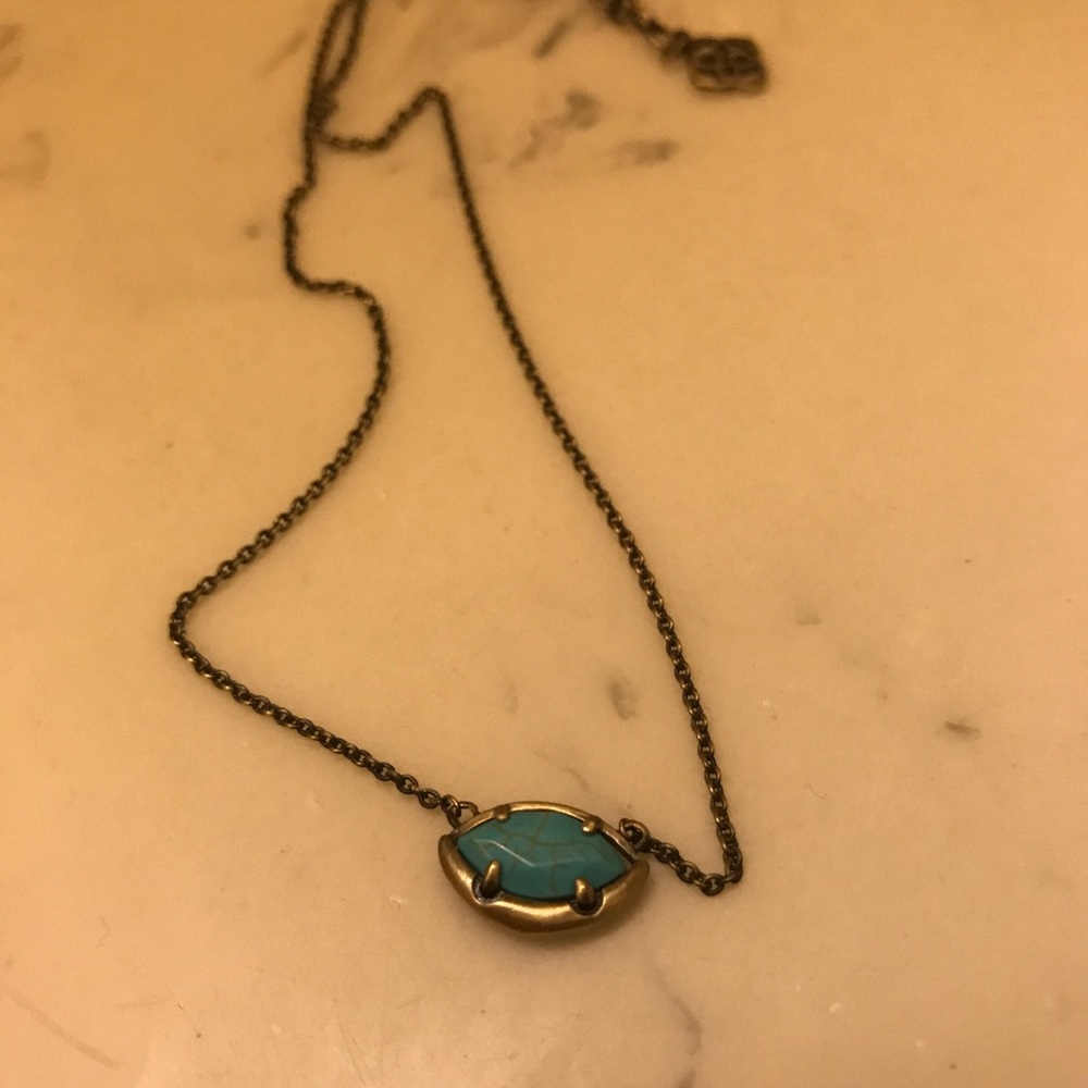 Mikka pendent Kendra Scott turquoise necklace